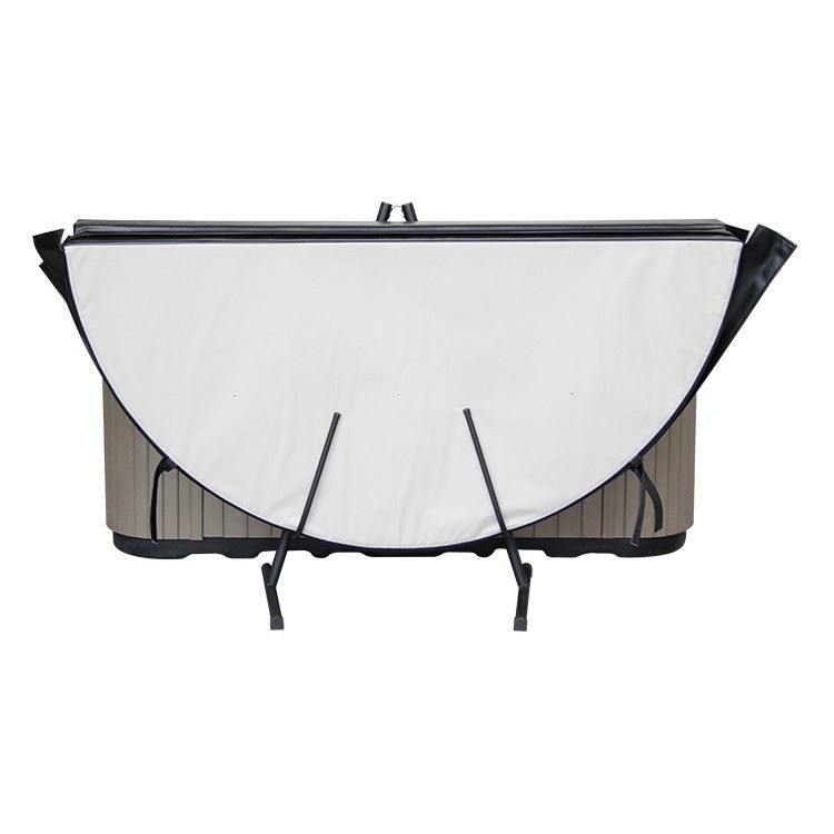 Round SPA Cover Lifter: Rustproof Aluminum Frame, Space-Saving Fold & Effortless One-Person Operation best